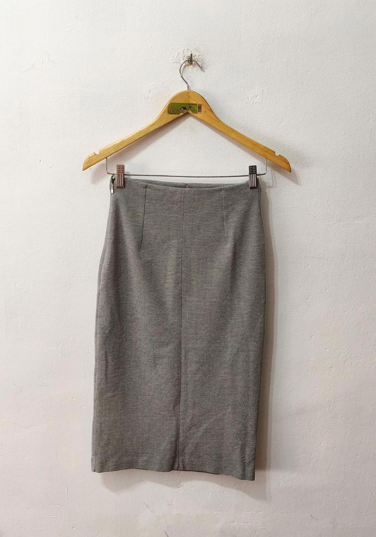 Mango gray pencil skirt women Size XS – photo 2